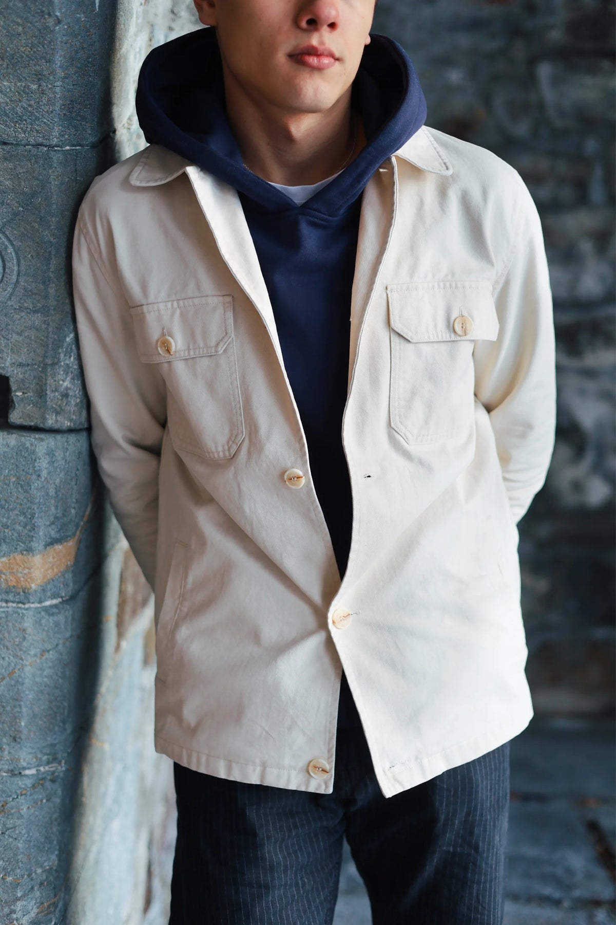 Cream Overshirt